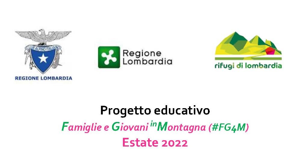 Progetto educativo “Famiglie e giovani in montagna – Estate 2022”